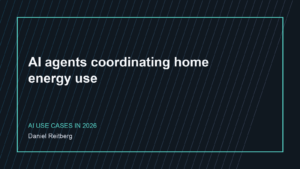 AI agents coordinating home energy use