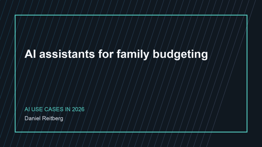 AI assistants for family budgeting