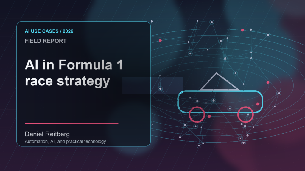 The 2026 Guide to AI in Formula 1 race strategy