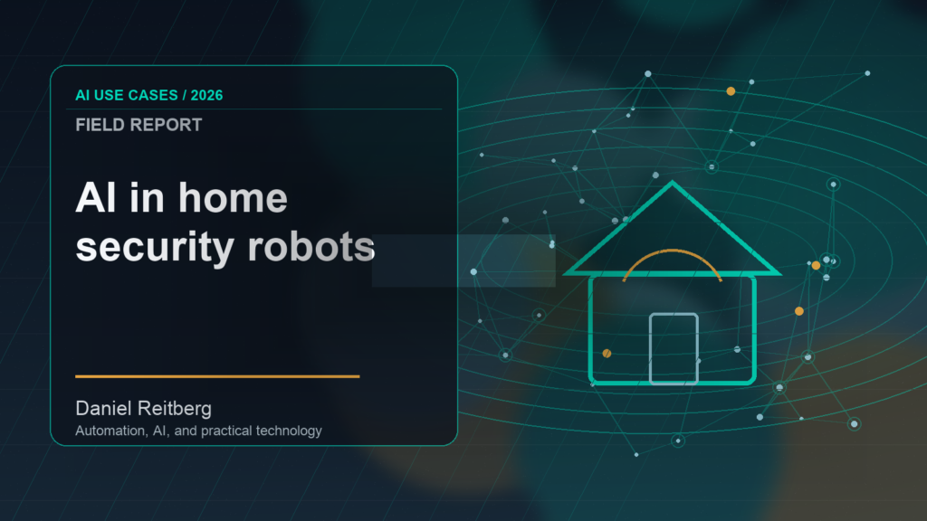 The 2026 Guide to AI in home security robots