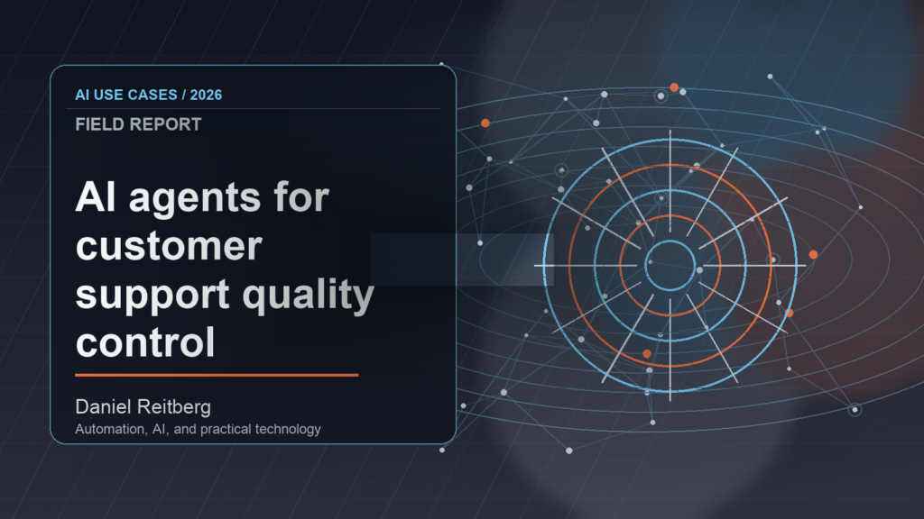 The 2026 Guide to AI agents for customer support quality control