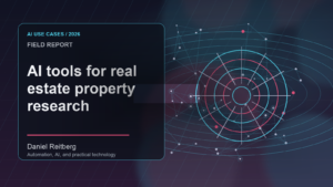 The 2026 Guide to AI tools for real estate property research