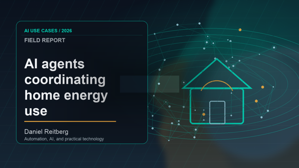 The 2026 Guide to AI agents coordinating home energy use