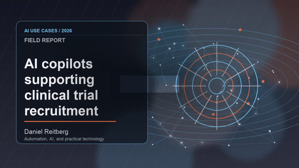 The 2026 Guide to AI copilots supporting clinical trial recruitment workflows