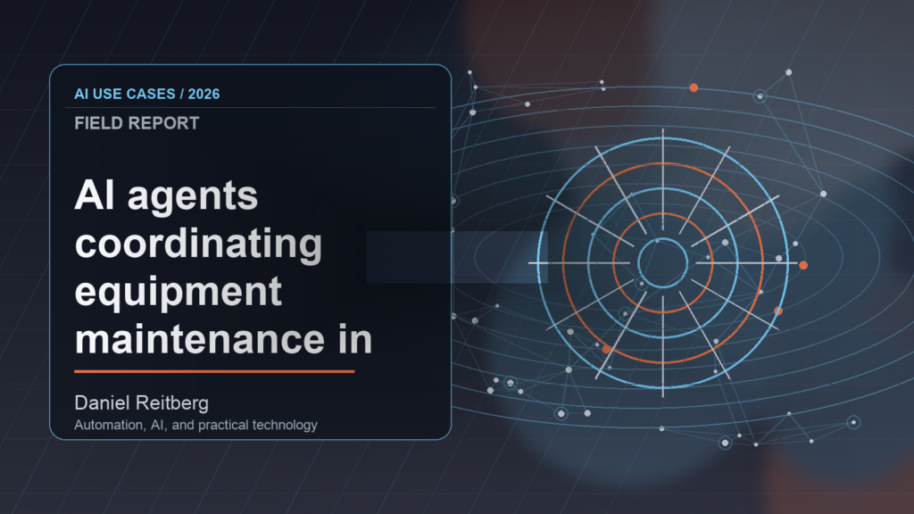 The 2026 Guide to AI agents coordinating equipment maintenance in factories