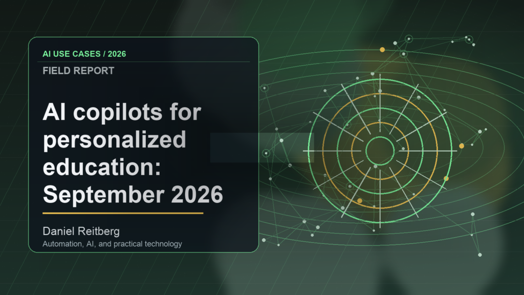 The 2026 Guide to AI copilots for personalized education: September 2026 implementation field guide