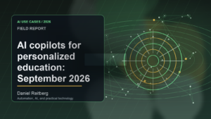 The 2026 Guide to AI copilots for personalized education: September 2026 implementation field guide