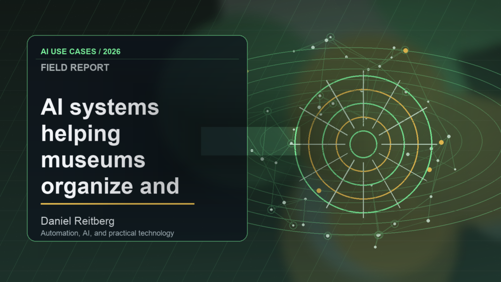 The 2026 Guide to AI systems helping museums organize and describe digital collections: September 2026 implementation field guide